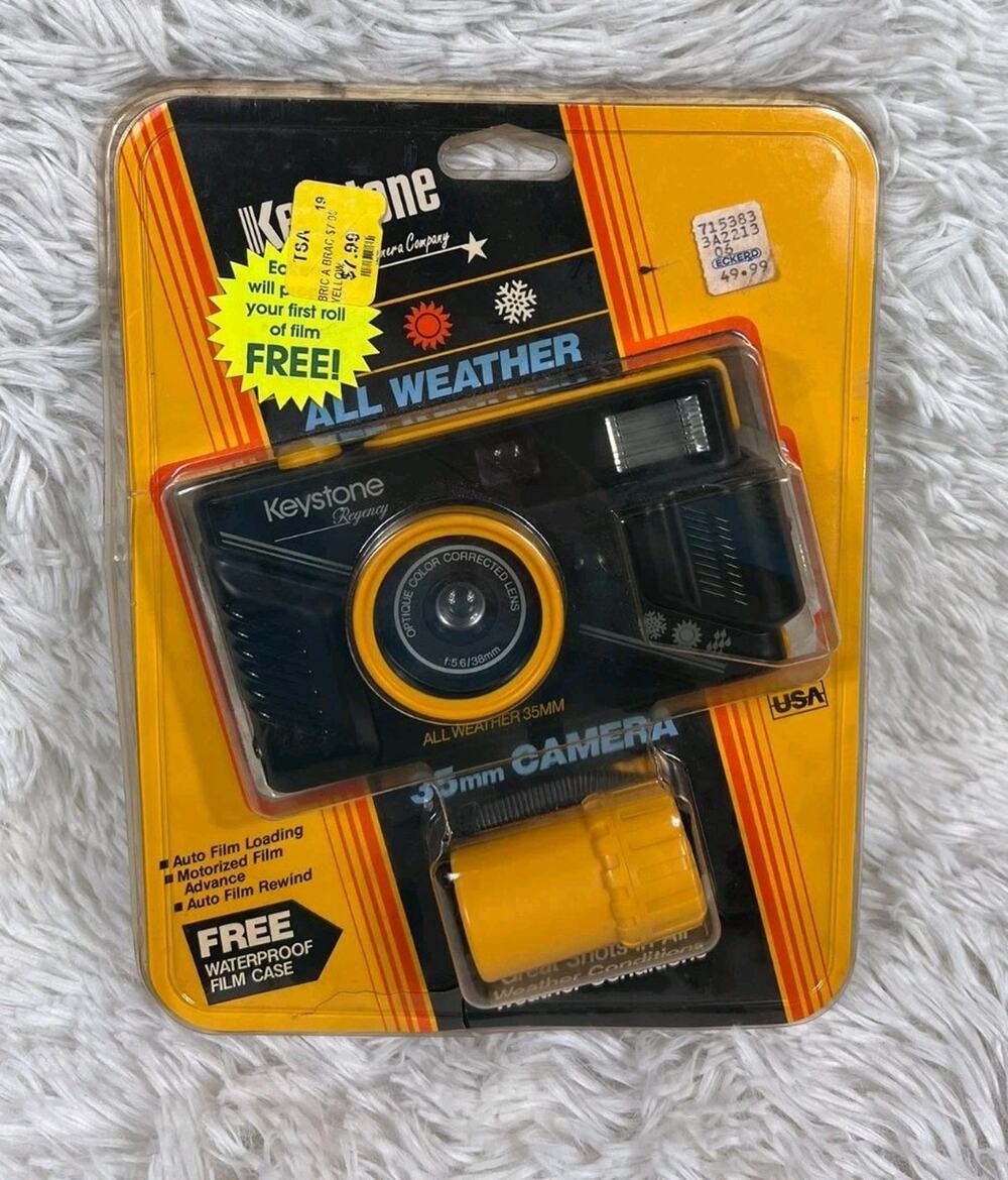VTG Keystone Regency Film Camera, Optique Color Corrected Lens All Weather NEW
